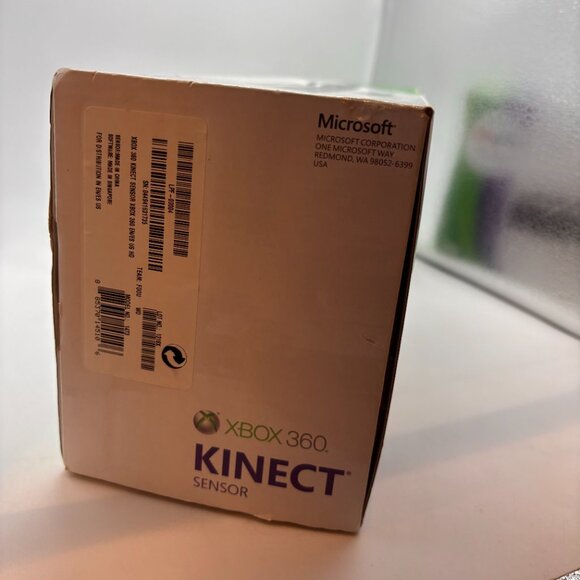 Xbox 360 Kinect Sensor Console Accessories Black Lightly Used in Box Untested - Picture 15 of 16